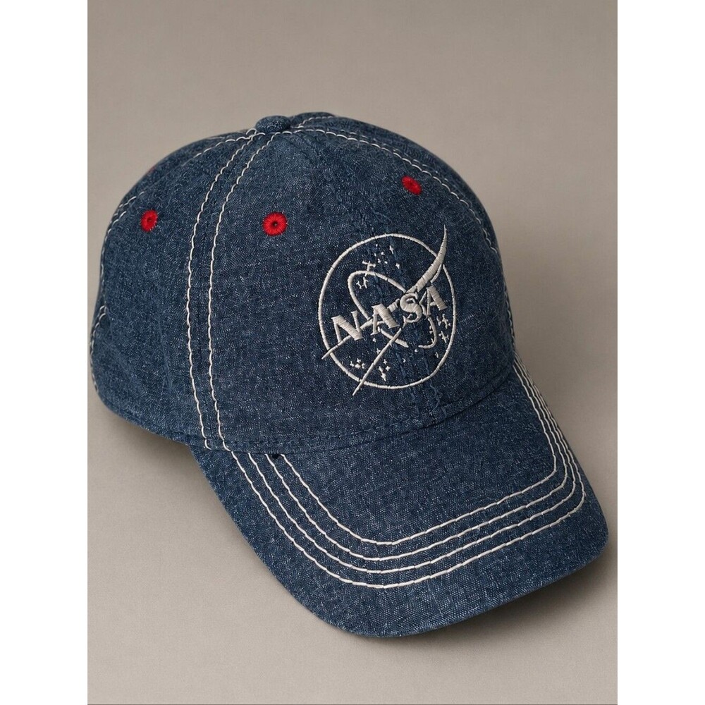 NASA hat 100% Cotton Denim Snapback Baseball Cap USA